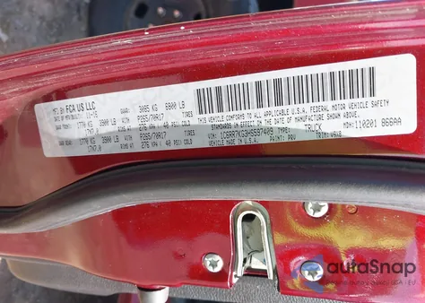 2017 Ram 1500 Express 4X4 5'7 Box from USA, damaged, VIN 1C6RR7KG3HS597409